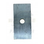 DT33  -  Front Axle Caster Shim (3" x 3°)